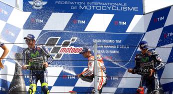 De reactie van de top vijf na afloop van de MotoGP race in Misano
