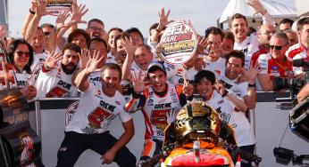 Winst en 2016 MotoGP wereldtitel in Motegi voor Marc Marquez