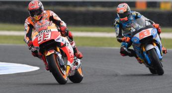Marc Marquez het snelst in bizarre Australische derde vrije training