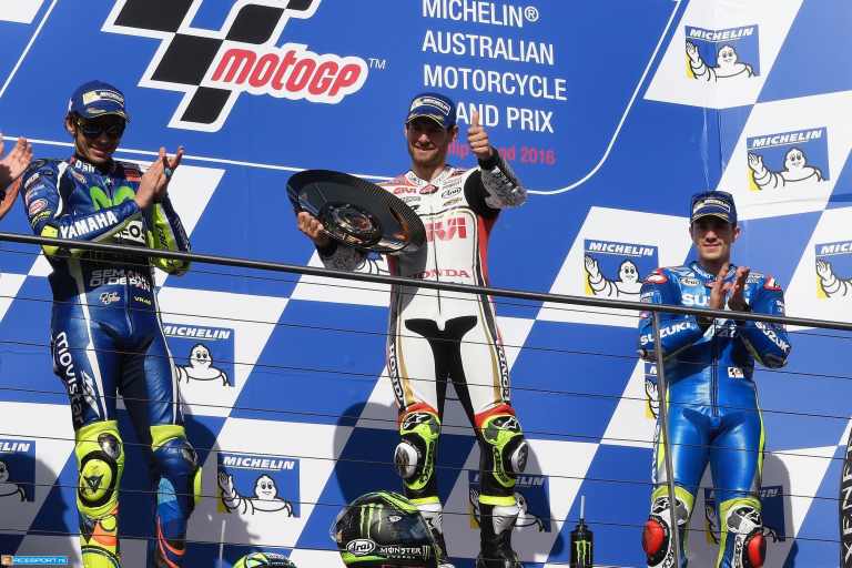 De drie podium finishers over hun race op Phillip Island