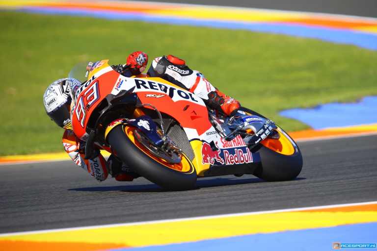 Marc Marquez het snelst na drie vrije trainingen in Valencia