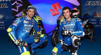 Andrea Iannone en Alex Rins onthullen 2017 Team Suzuki Ecstar machines