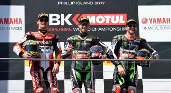 De WorldSBK top 3 over hun eerste race op Phillip Island