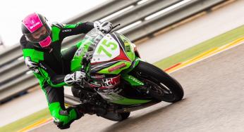 Scott Deroue vrijdagmiddag het snelst op nat Motorland Aragon Circuit