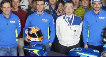 Video: Andrea Iannone en Alex Rins bezoeken Suzuki fabriek