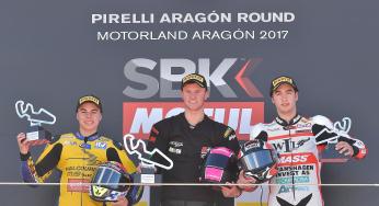 Scott Deroue wint WorldSSP300 race in Aragon