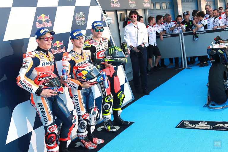 De MotoGP top vijf over de kwalificatie dag in Jerez