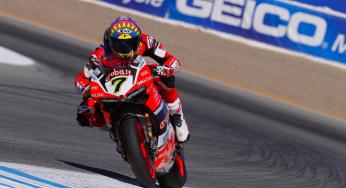 Chaz Davies het snelst in openingssessie Laguna Seca