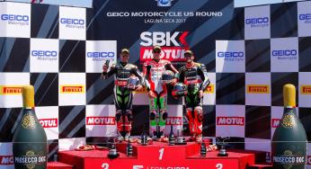 World Superbike Laguna Seca: De top 3 over de eerste race