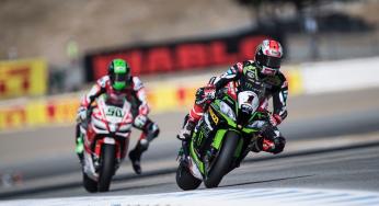 Joanthan Rea het snelst tijdens FP3 in Laguna Seca, crash voor Michael van der Mark