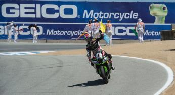 Jonathan Rea wint tweede WorldSBK race in Laguna Seca