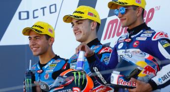 Zege voor Aron Canet in vroegtijdig afgebroken Moto3 race Silverstone