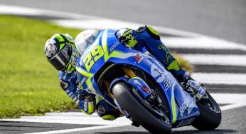 Martin, Nakagami en Iannone het snelst in Silverstone warm-up