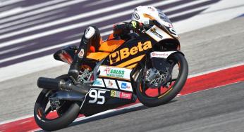 ElfCIV premoto3 debuut voor Collin Veijer in Misano