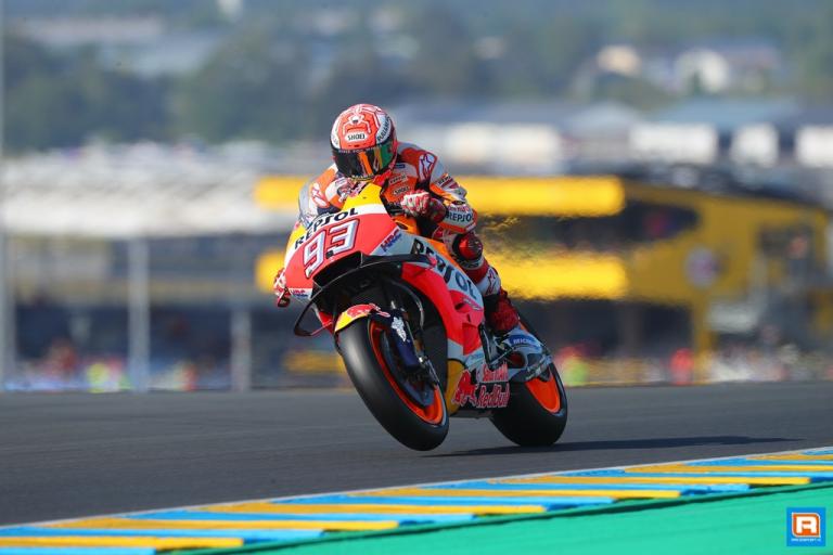 Bastianini, Pasini en Márquez het snelst in Le Mans warm-up