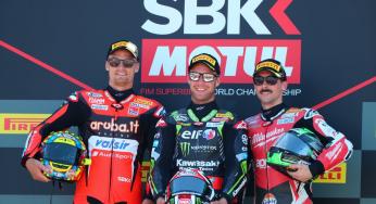 Rea onbedreigd naar winst in race 1 op Misano, Van der Mark vierde