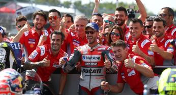 Dovizioso pakt MotoGP pole in Brno voor Rossi en Márquez