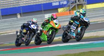 Seeley wint spectaculaire British Supersport sprintrace in Assen, Boes 14e