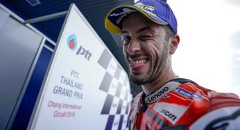 Dovizioso scoort in Buriram zijn vijfde opeenvolgende podiumfinish