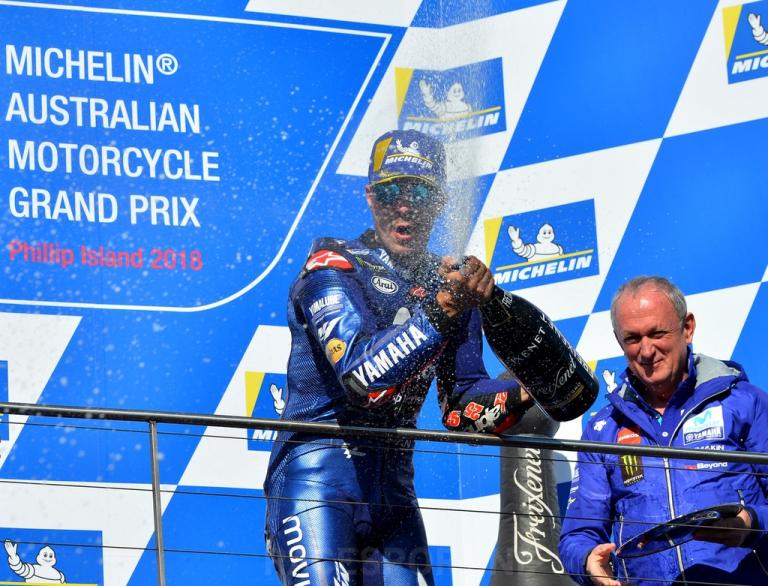 Viñales eindigt Yamaha’s zegeloze reeks in Australië met overtuigende zege
