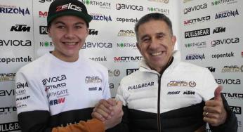 Barry Baltus in 2019 met Ángel Nieto Team in het Junior Moto3 World Championship