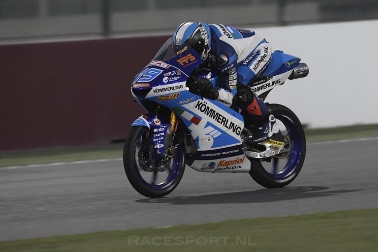 Qatar Moto3 Test: Fenati het snelst op zaterdag, Rodrigo geblesseerd