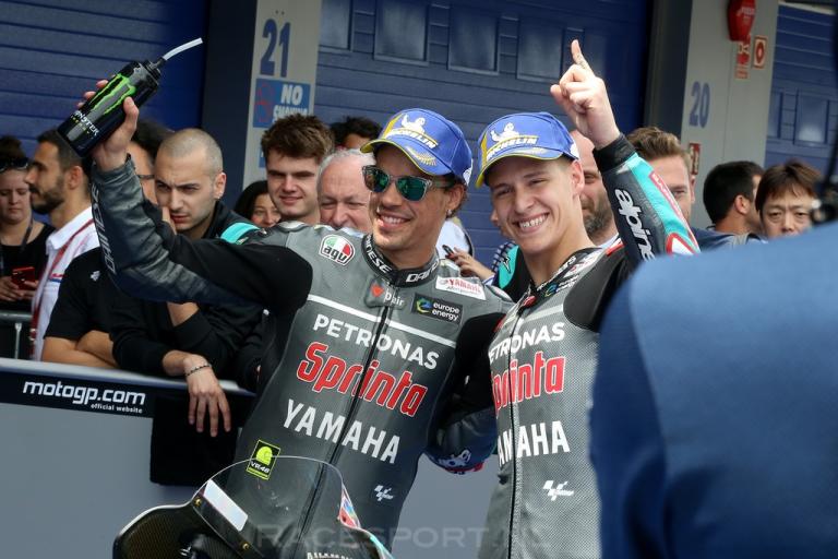MotoGP rookie Quartararó pakt sensationale pole in Jerez voor teamgenoot Morbidelli