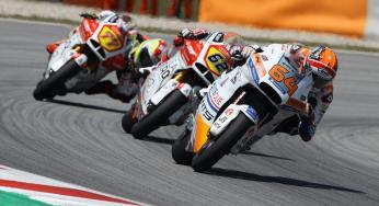 Bo Bendsneyder stelt teleur in Catalaanse Moto2 race