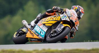 Di Giannantonio snelste Moto2 coureur op vrijdag in Brno, Bendsneyder 17e
