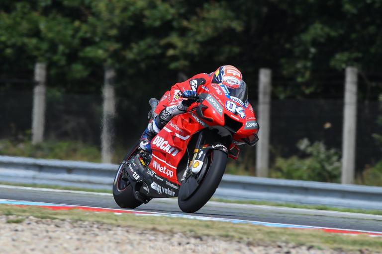 Dovizioso voor Marquez en Viñales tijdens eerste vrije training in Brno