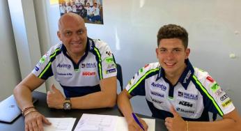 Carlos Tatay in 2020 en 2021 met Reale Avintia Arizona 77 in Moto3