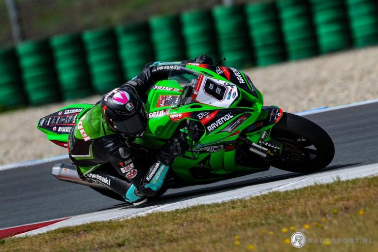 Druijff Racing Kawasaki maakt testmeters in wisselvallige omstandigheden op Assen
