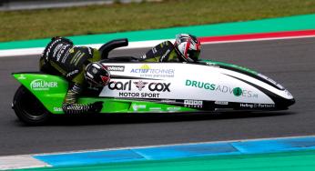 Dubbele Sidecar Trophy zege voor Drugsadvies Sidecarshop Racing in Most