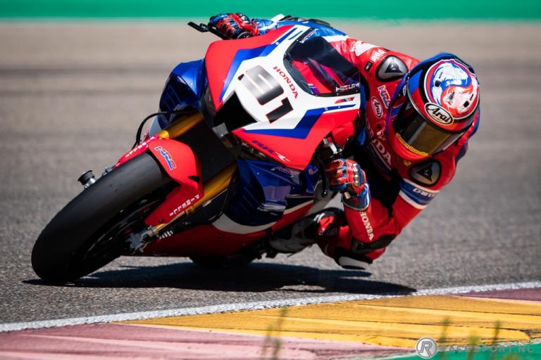 Leon Haslam het snelst tijdens WorldSBK test in Aragon