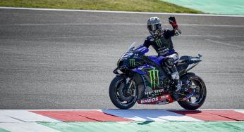 Maverick Viñales op MotoGP pole in Misano en leidt Yamaha top vier