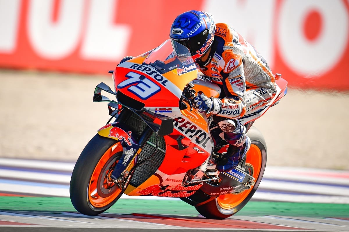 Fernández, Nagashima en Márquez het snelst in warm-up op Misano
