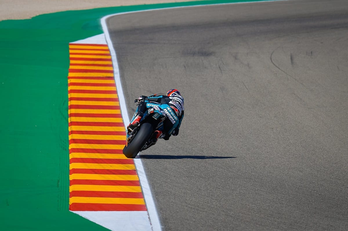 Di Giannantonio het snelst na eerste dag in Aragón, Bendsneyder zestiende