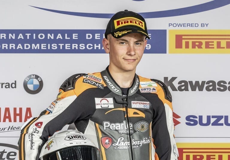 Ruben Bijman in 2021 van start in FIM Supersport 300 World Championship