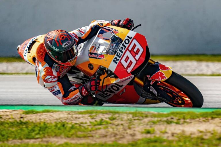 Marc Marquez test met Honda RC213V-S in Barcelona