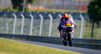 Andrea Migno op Moto3 pole Grande Prémio 888 de Portugal