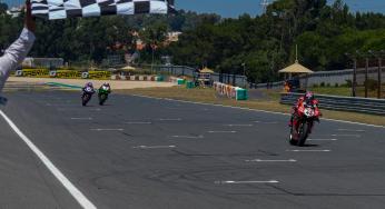 Redding wint spannende eerste race in Estoril, Van der Mark zevende